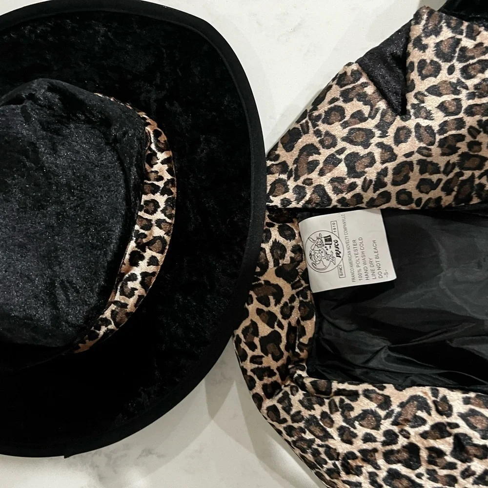 Child's Mac Daddy Costume with Leopard Accents